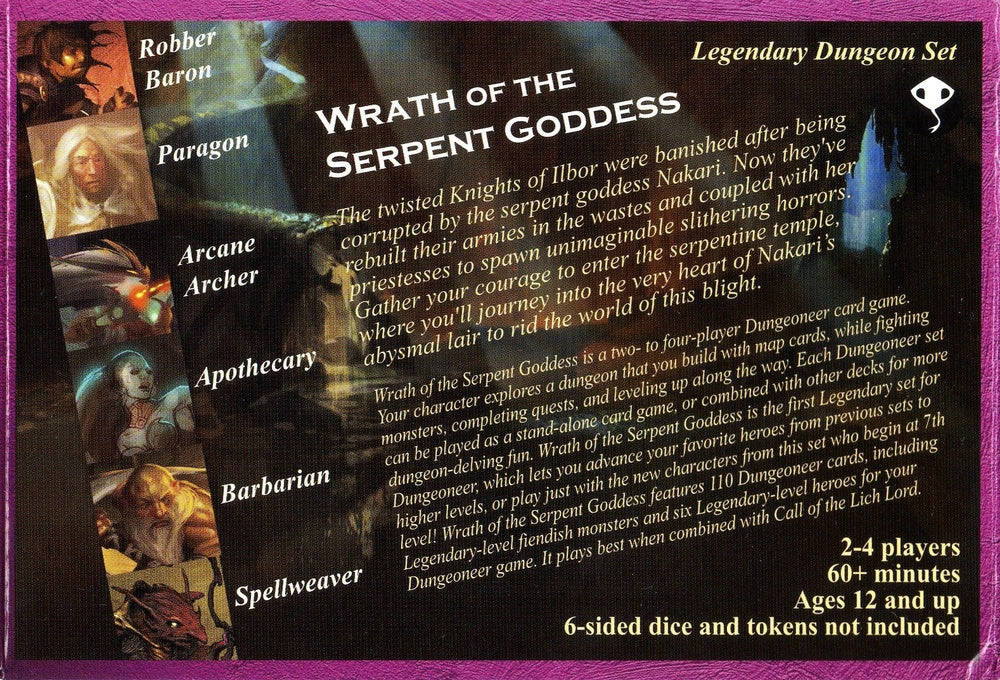 Dungeoneer - Wrath of the Serpent Goddess - Card Game
