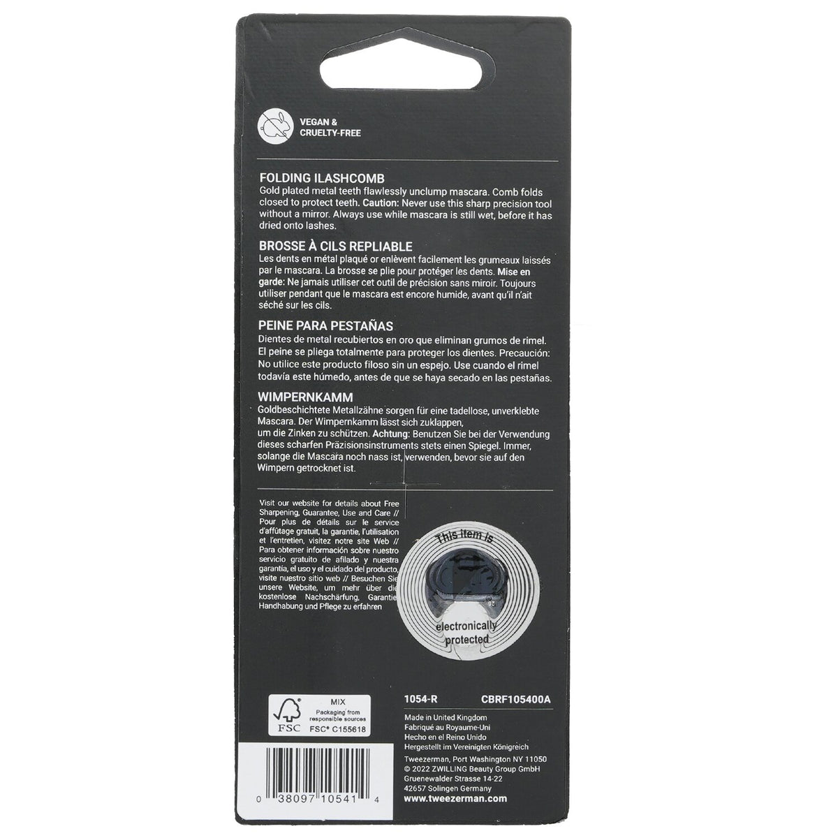 Tweezerman - Folding Ilashcomb - -