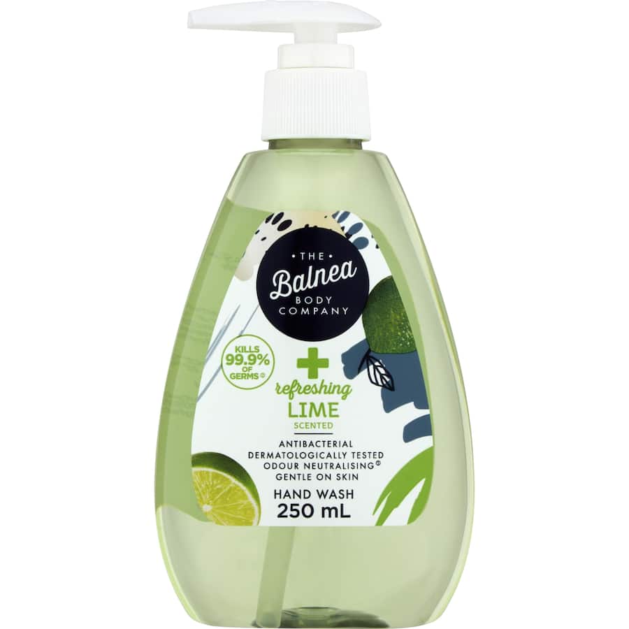 Balnea Hand Wash Lime Antibacterial 250mL