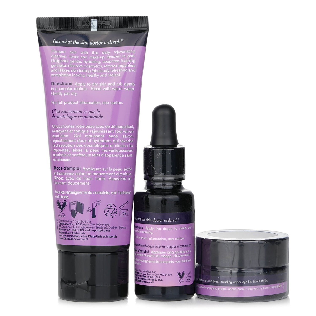 DERMAdoctor - Kakadu C Vitamin C Brightening Kit: Daily Cleanser 70ml + 20% Vita