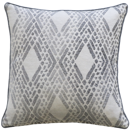 Cushion - Elijah Cream/Silver Grey (45cm)