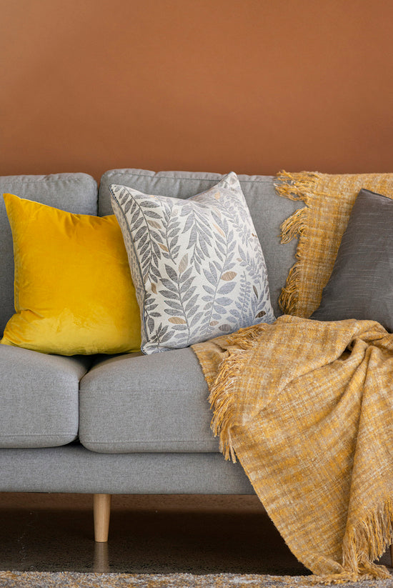 Cushion - Elijah Cream/Silver Grey (45cm)