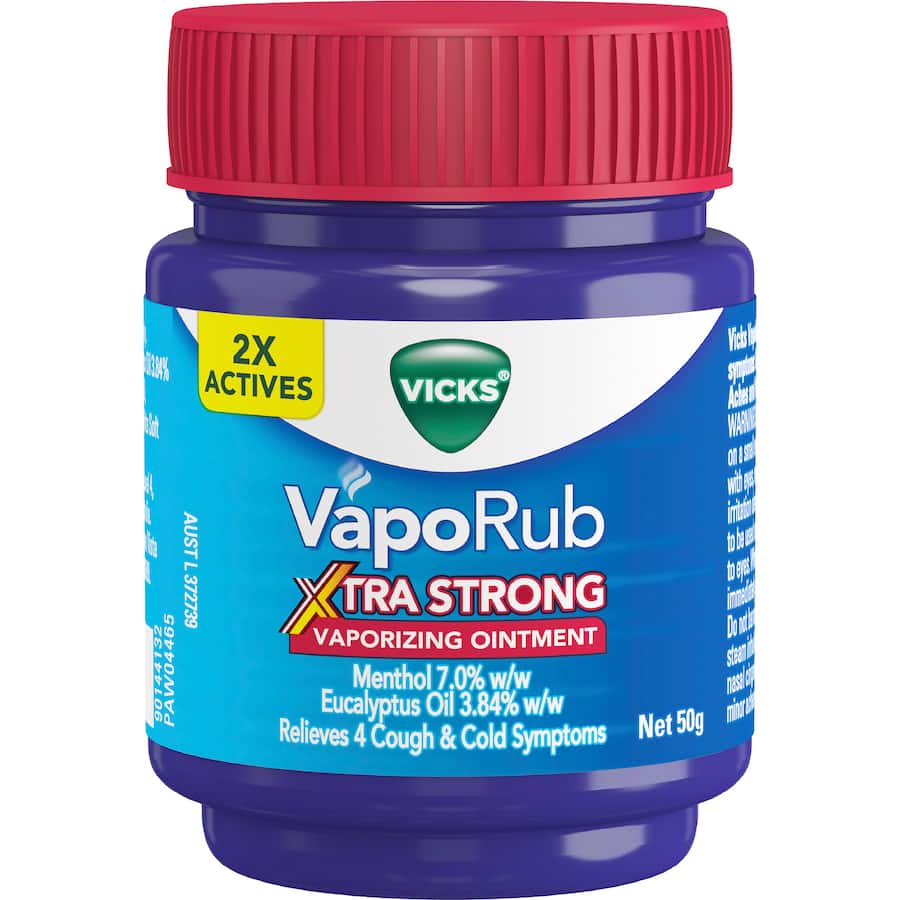 Vicks Vaporub Ointment Extra Strong 50g
