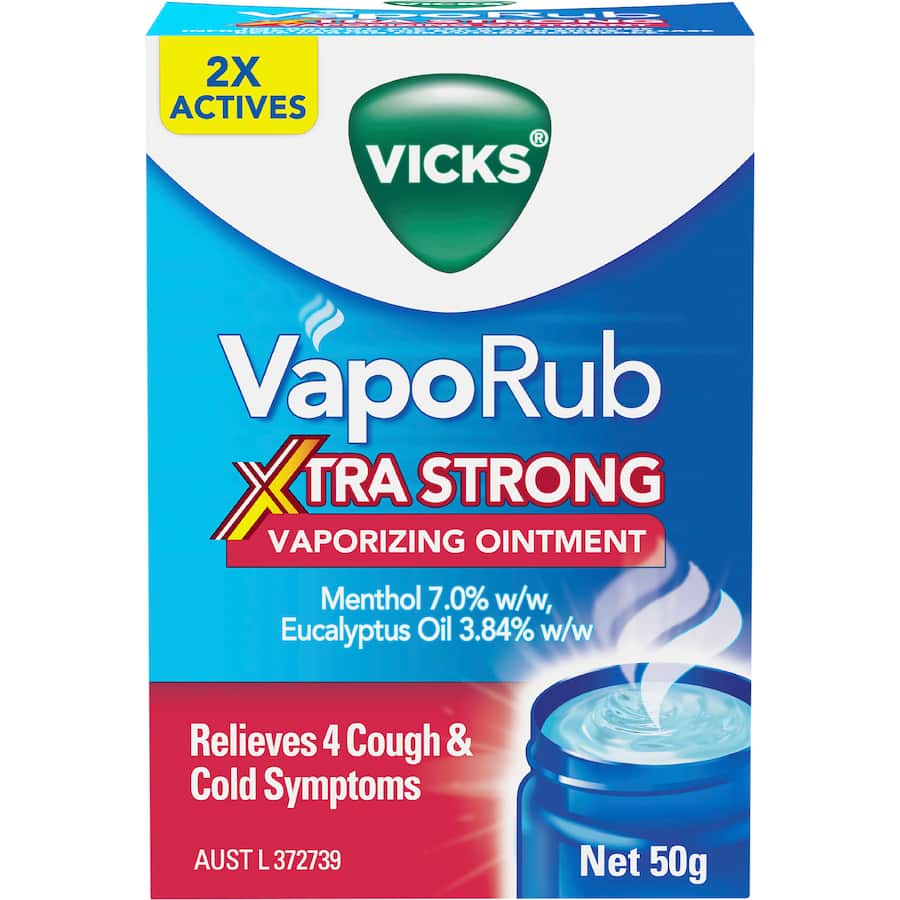 Vicks Vaporub Ointment Extra Strong 50g