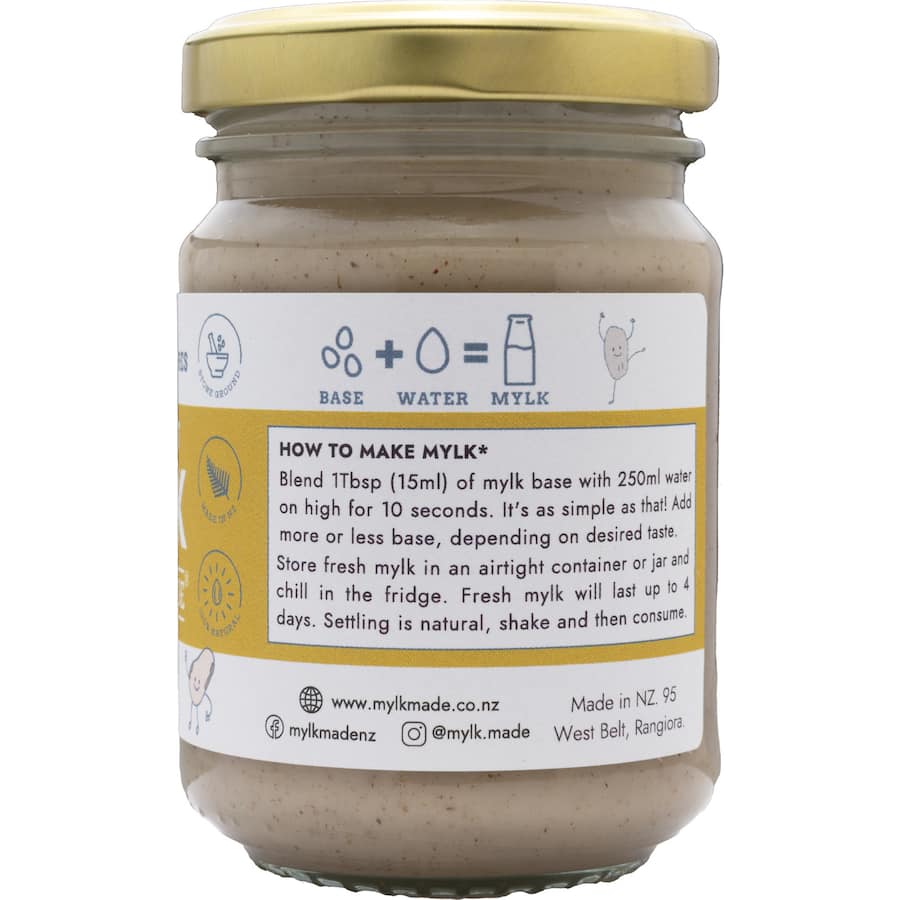 Mylk Made Oat Milk Nutty Oat Base Jar 150mL