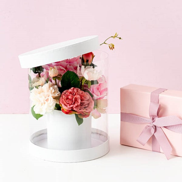 Gift Boxes - Presentation Cylinder Box Wh
