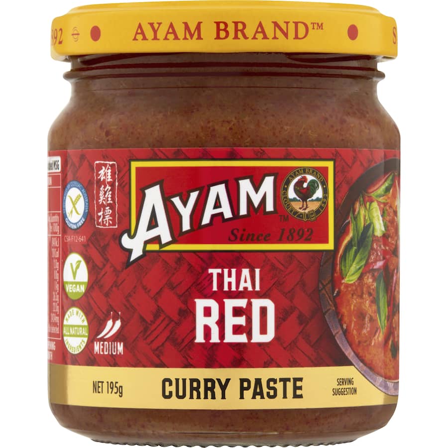 Ayam Curry Paste Red Jar 195g