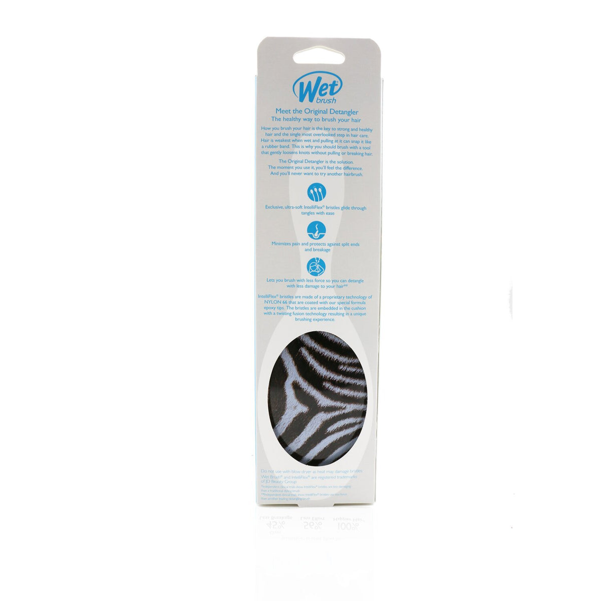 Wet Brush - Original Detangler Safari - # Zebra - 1pc