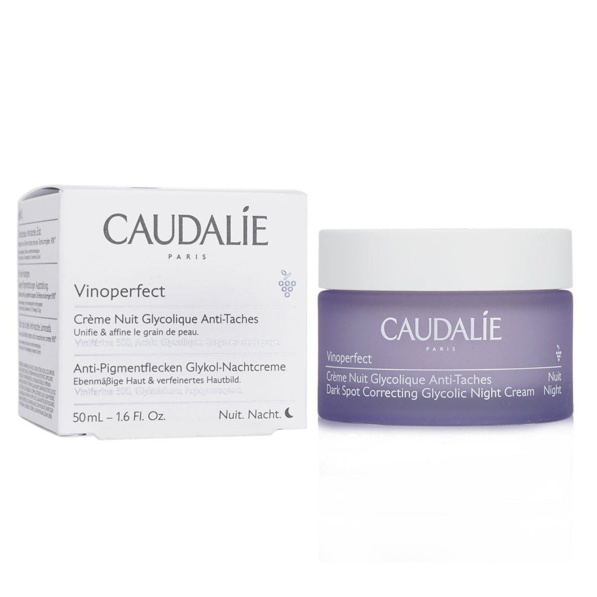 Caudalie - Vinoperfect Dark Spot Correcting Glycolic Night Cream - 50ml/1.7oz