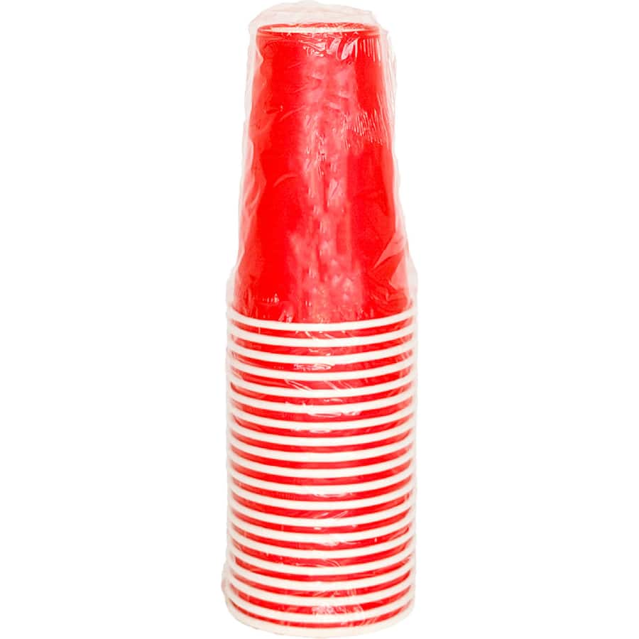 Effects Cups Paper Red - 20pack