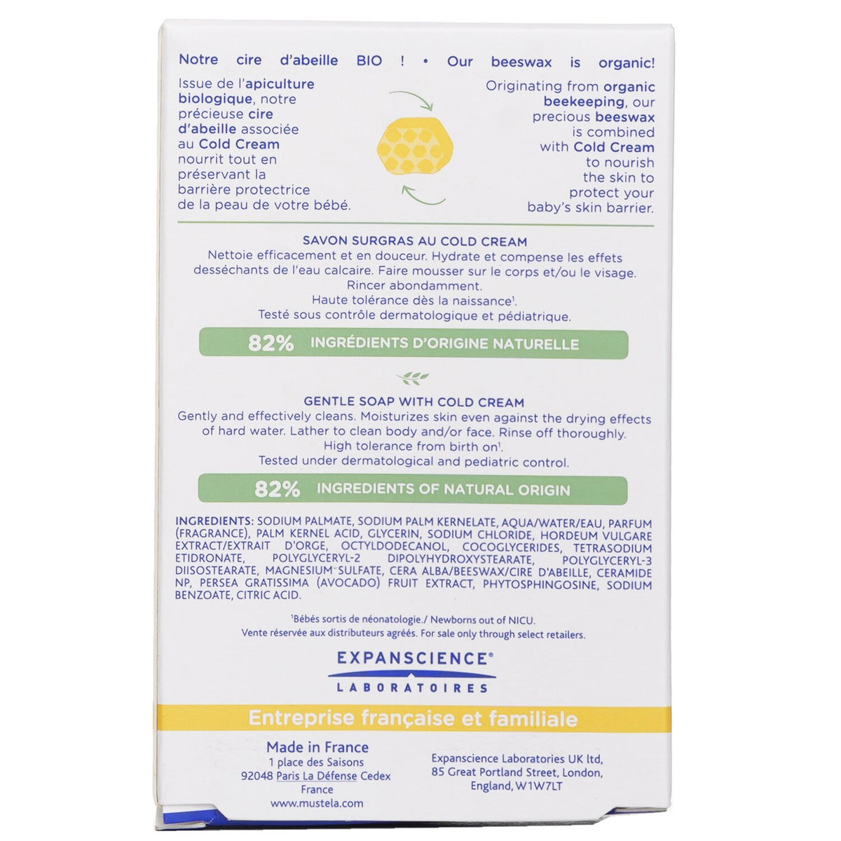 Mustela Gentle Soap With Cold Cream 100g/3.52oz