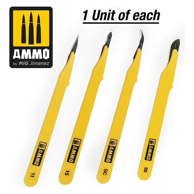 Ammo by MIG - Tools - Standard Blade Set - 4 Pcs