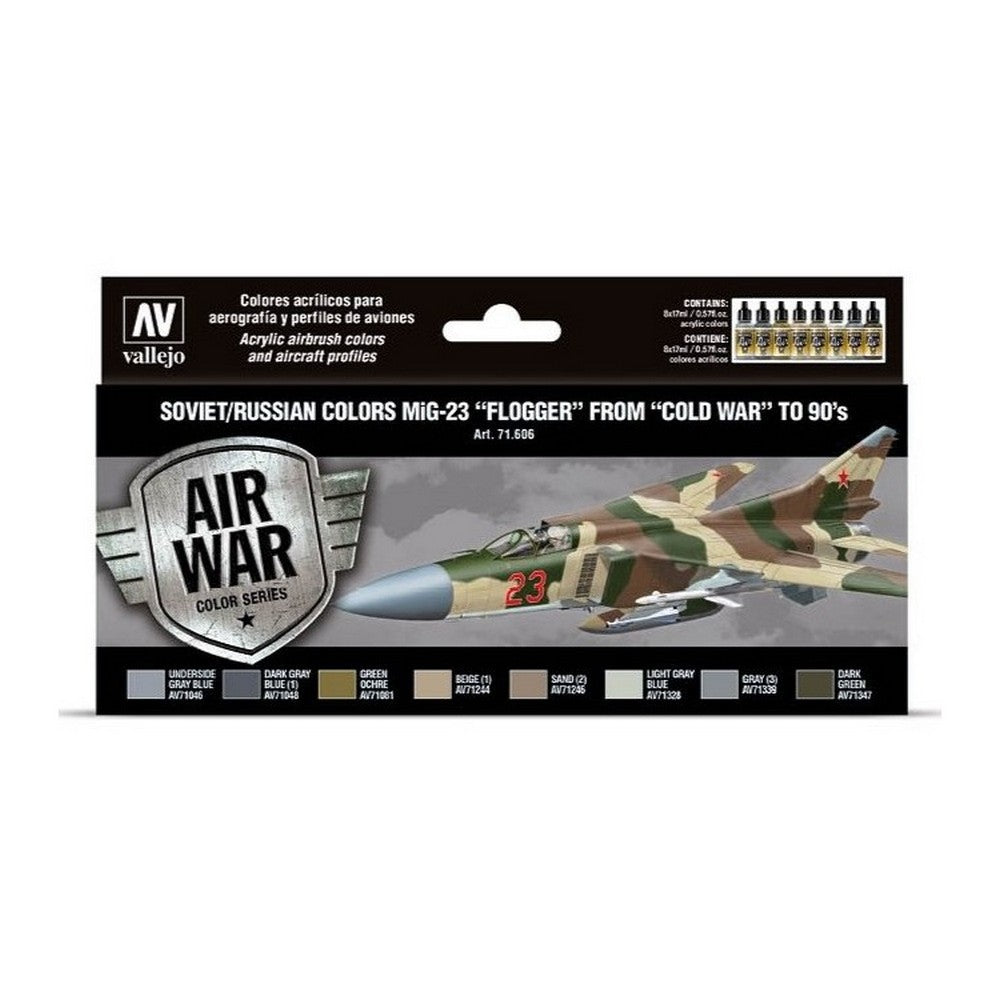Vallejo - Model Air - Soviet / Russian Colors Mig-23 "Flogger" From 70'S To