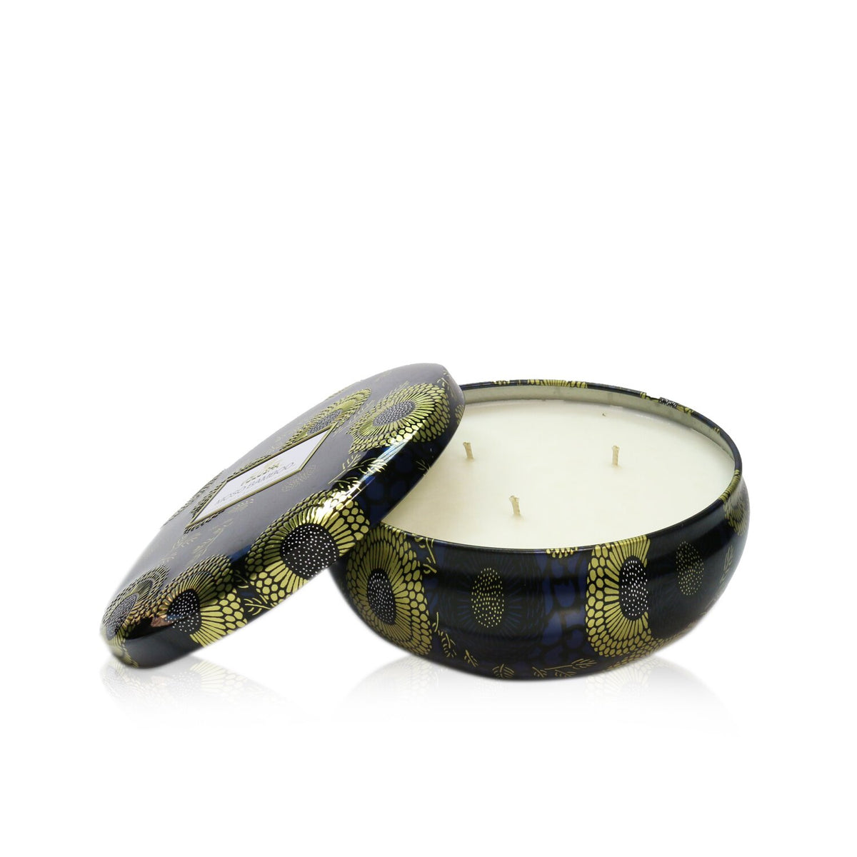 Voluspa - 3 Wick Decorative Tin Candle - Moso Bamboo - 340g/12oz