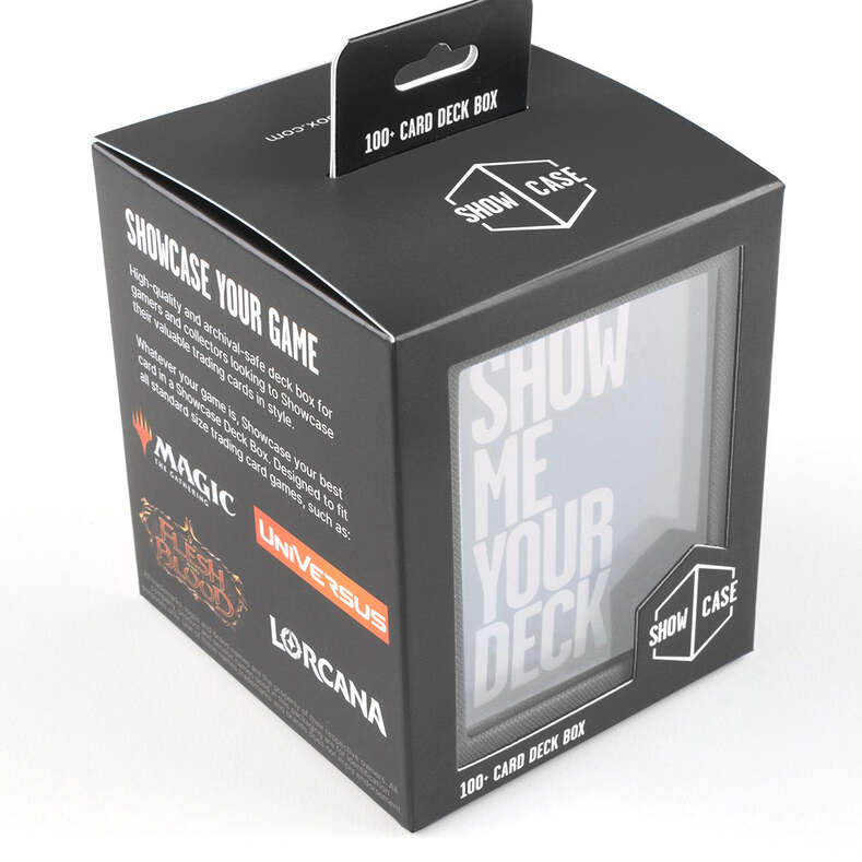 Showcase 100+ Deck Box - Black Board Game