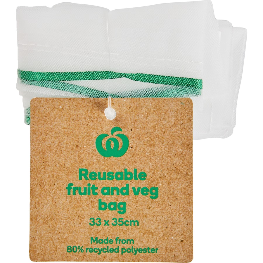 Woolworths Reusable Fruit & Veg Bag Single