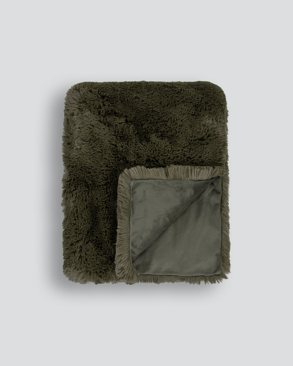 Throw - Pelage Olive (130 x 150cm)