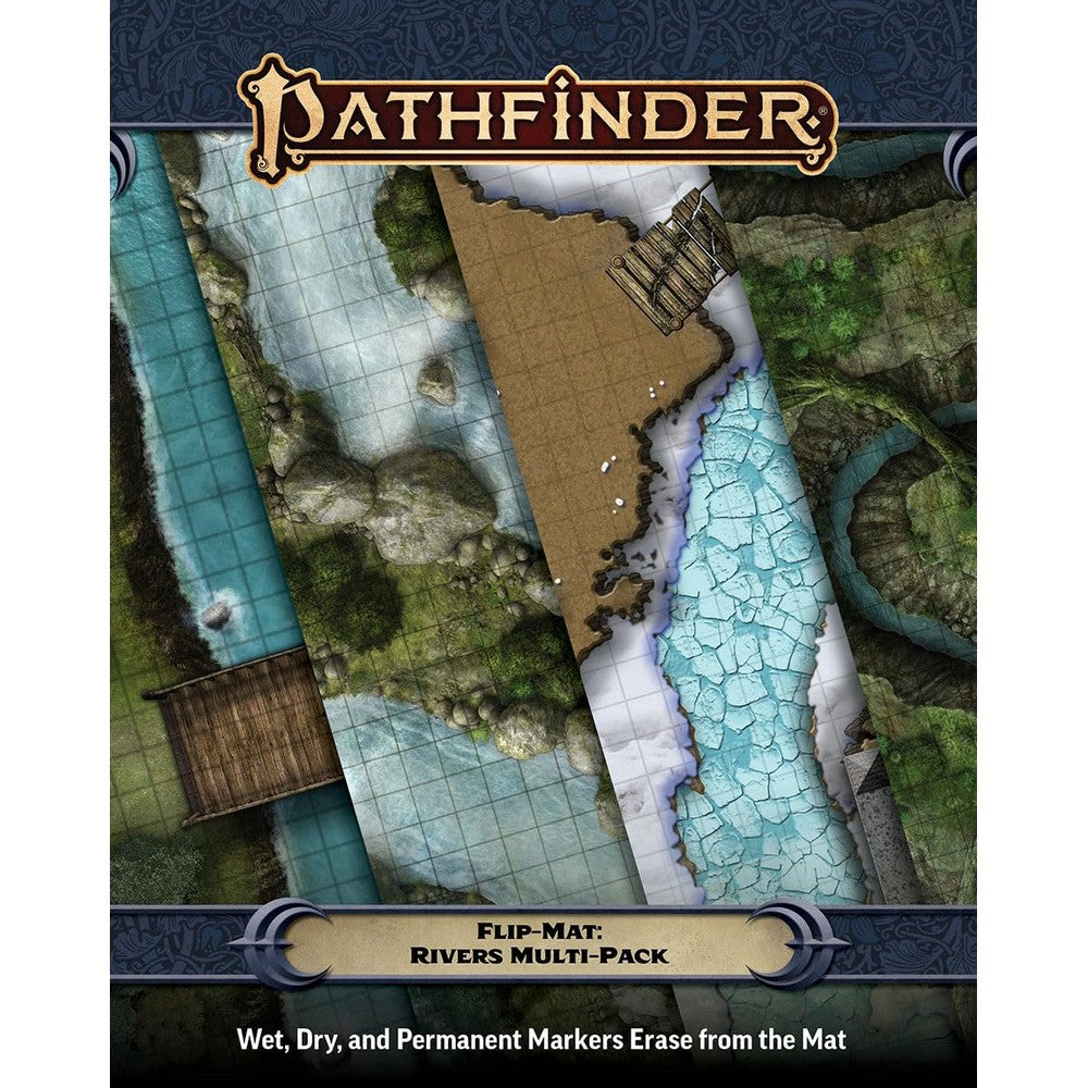 Pathfinder Accessories: Flip-Mat: Rivers Multi-Pack