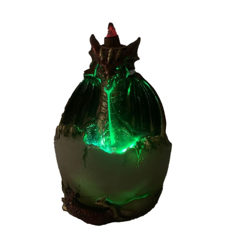 Dragon and Egg Red Backflow Burner LED