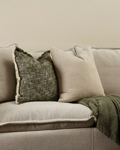 Cushion - Arezzo Olive (50 x 50cm) - OLLO