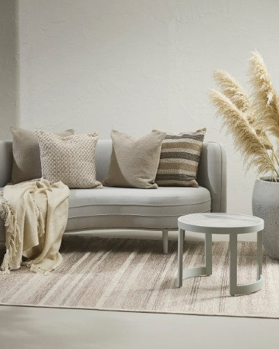 Cushion - Pearce Taupe/Ivory (50 x 50cm) - OLLO