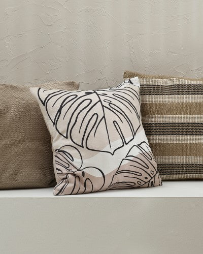 Cushion - Liana Oat (50 x 50cm) - OLLO