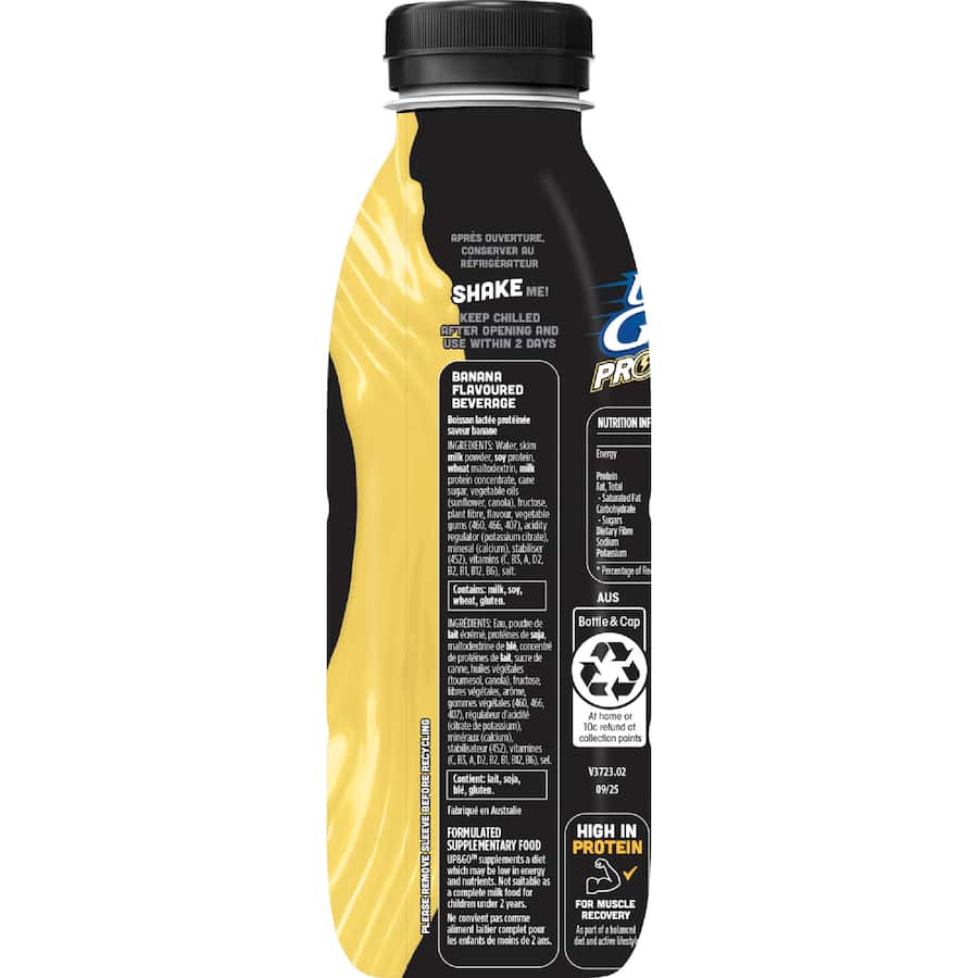 Sanitairum Up & Go Flavoured Milk Protein Energize Banana