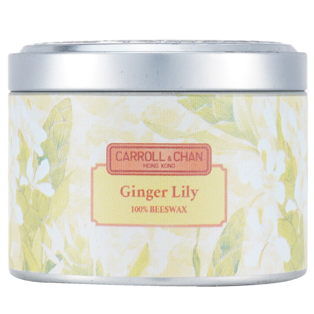 Carroll & Chan - 100% Beeswax Tin Candle - Ginger Lily - (8x6) cm