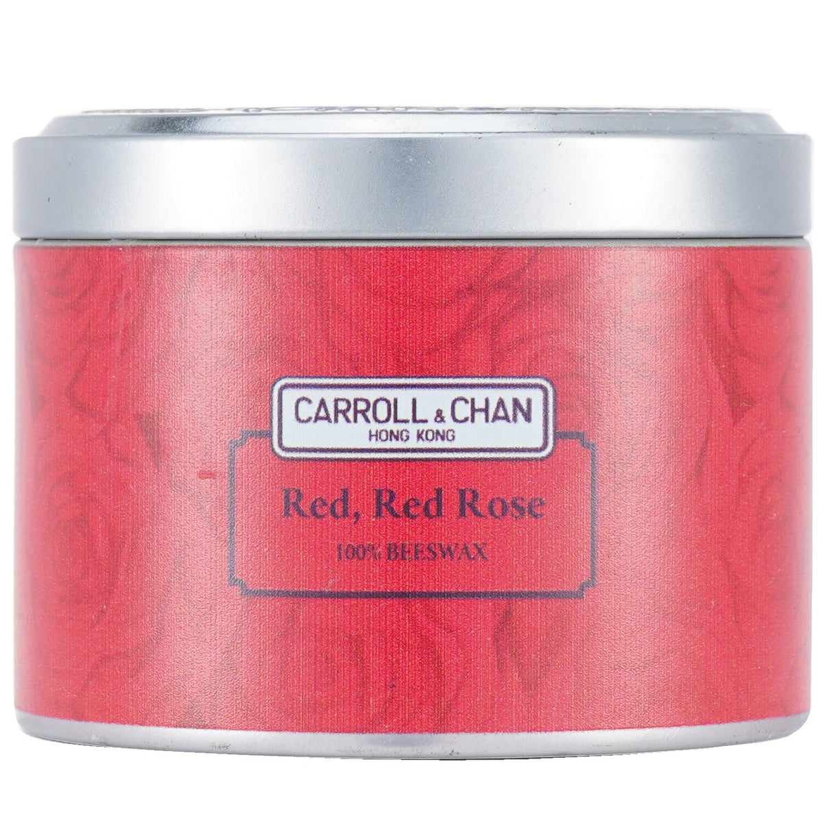 Carroll & Chan - 100% Beeswax Tin Candle - Red Red Rose - (8x6) cm