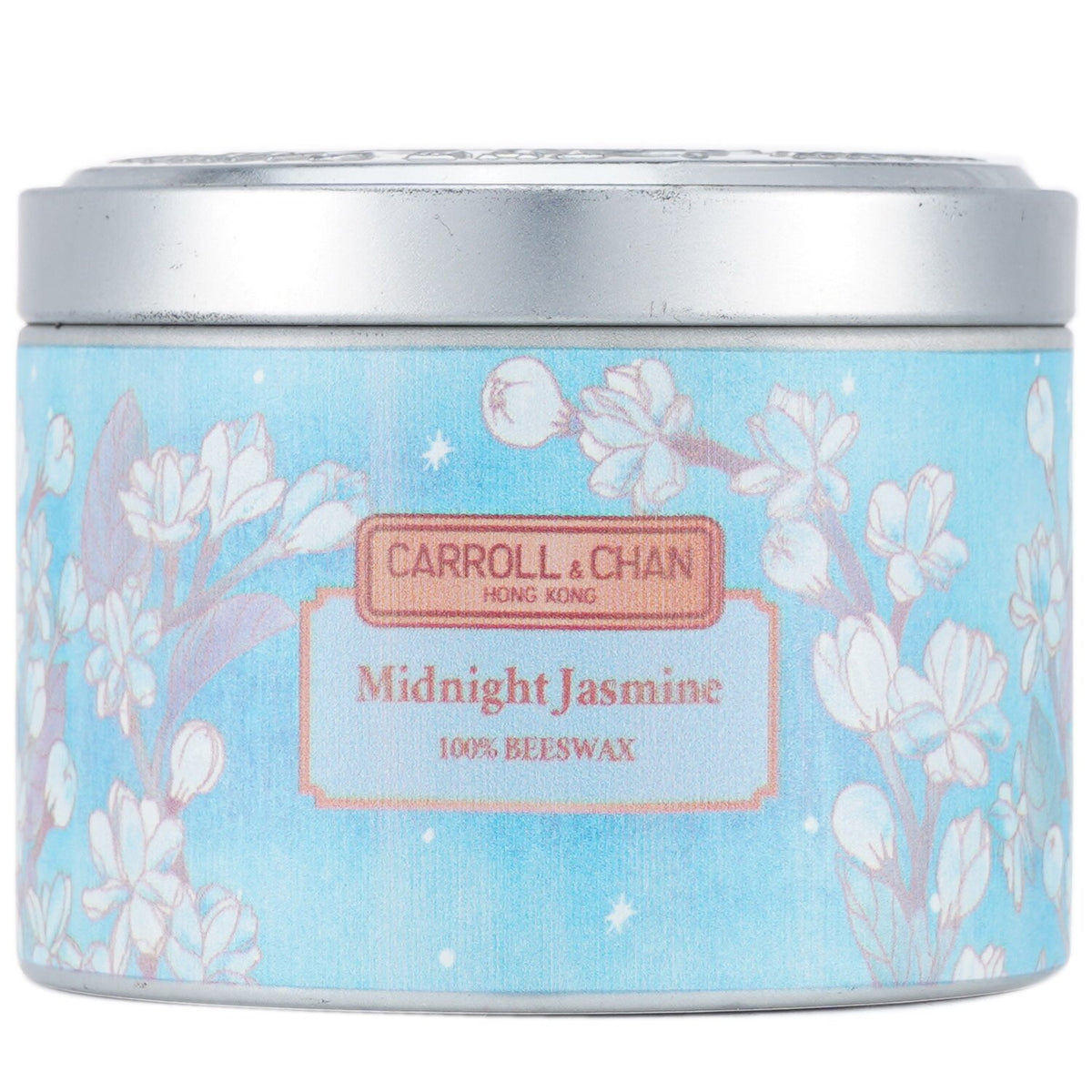 Carroll & Chan - 100% Beeswax Tin Candle - Midnight Jasmine - (8x6) cm