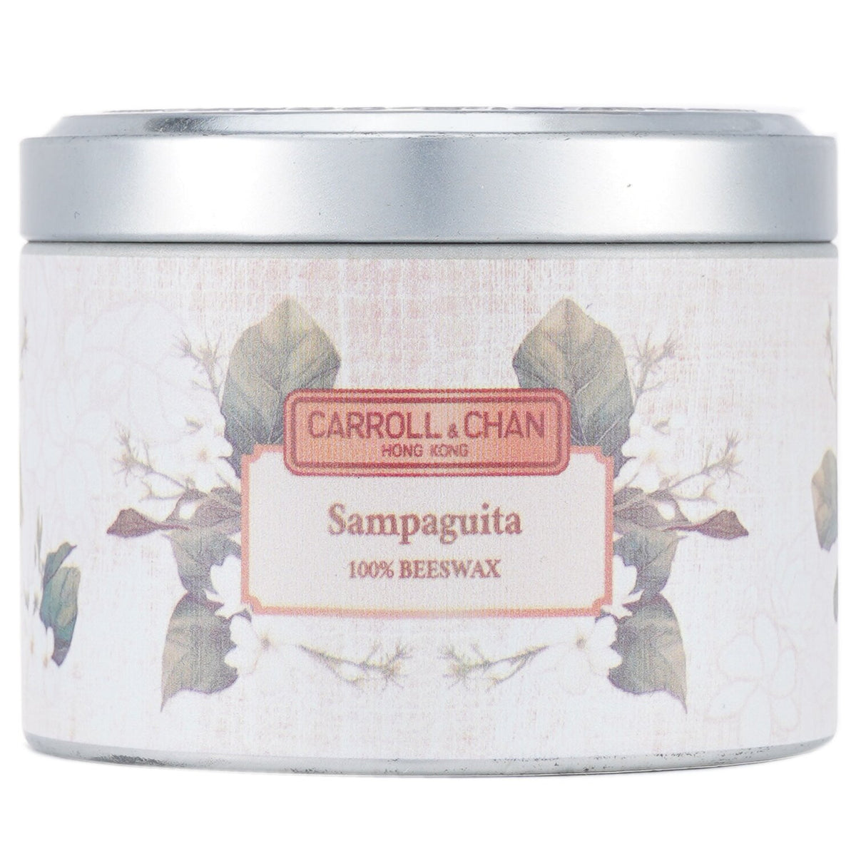 Carroll & Chan - 100% Beeswax Tin Candle - Sampaguita - (8x6) cm