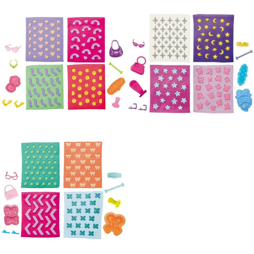 Playdoh - Barbie Designer Patterns Packs Assortment (6)