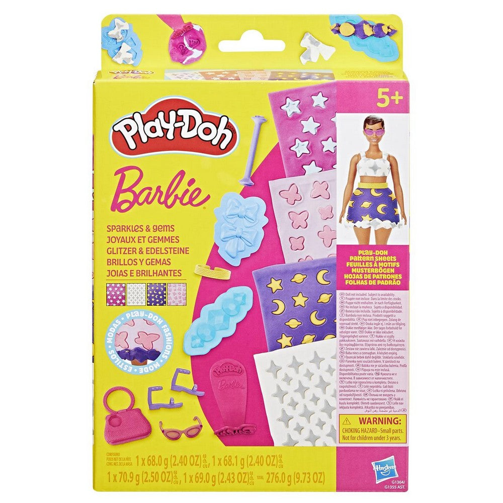 Playdoh - Barbie Designer Patterns Packs Assortment (6)