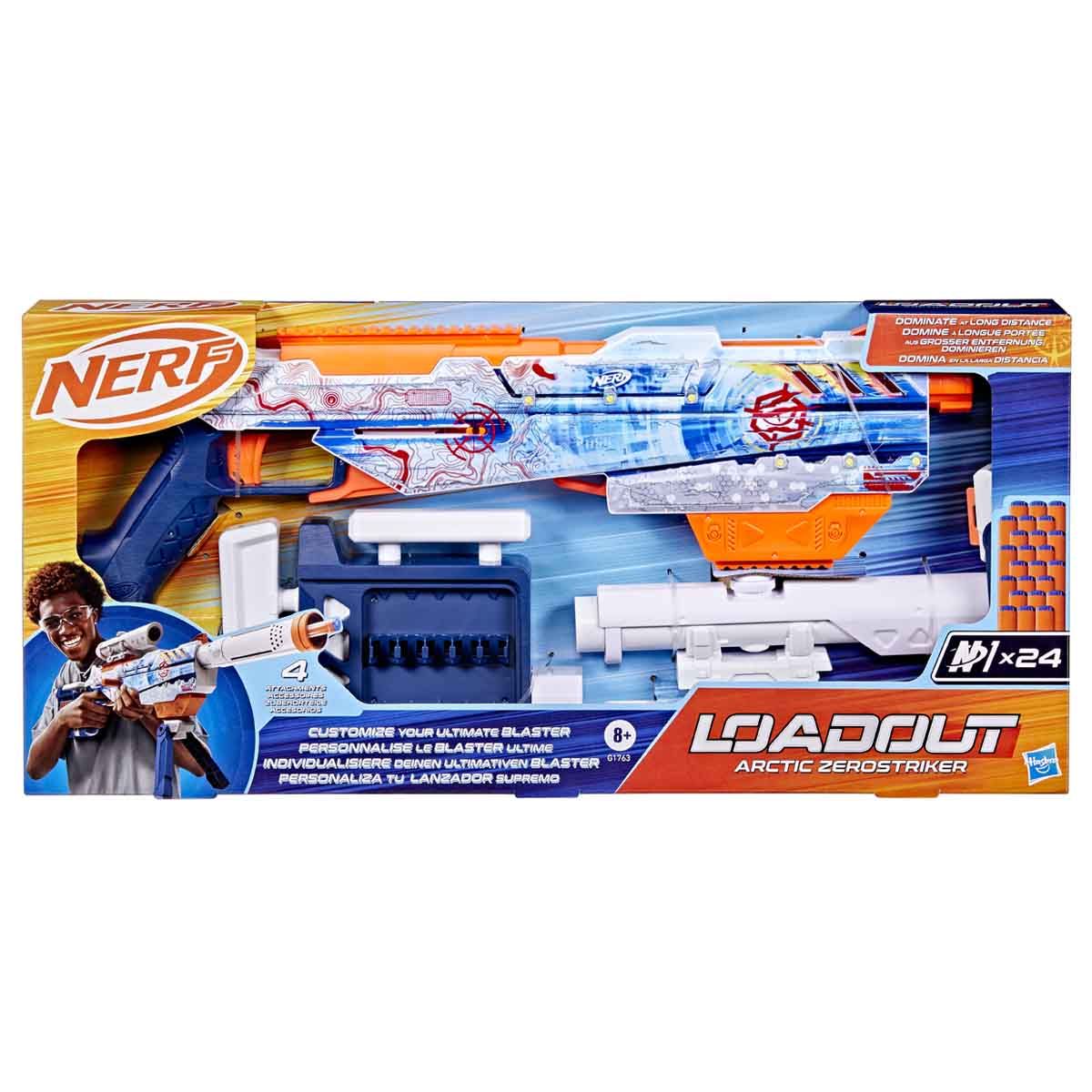 Nerf Loadout Arctic Zerostriker Blaster