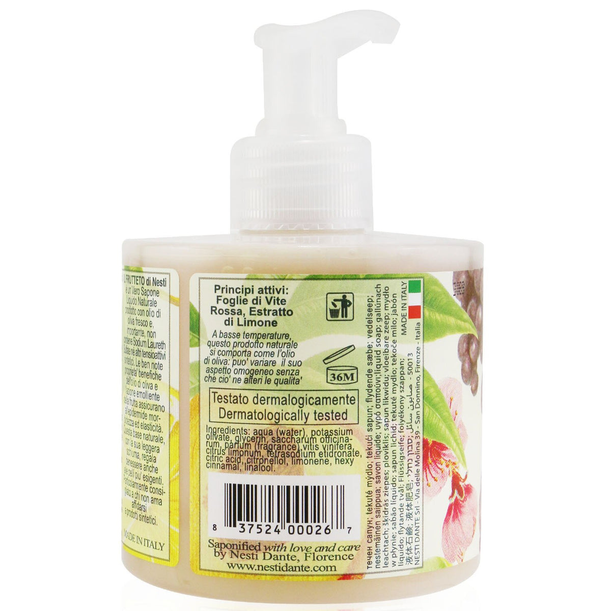 Nesti Dante - Natural Liquid Soap - Il Frutteto Liquid Soap - 300ml/10.2oz