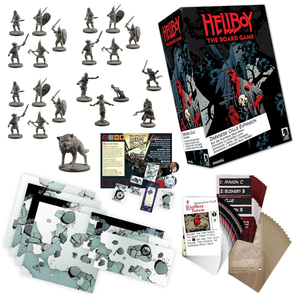 MANTIC DIRECT Hellboy Board Game Darkness Calls Expansion