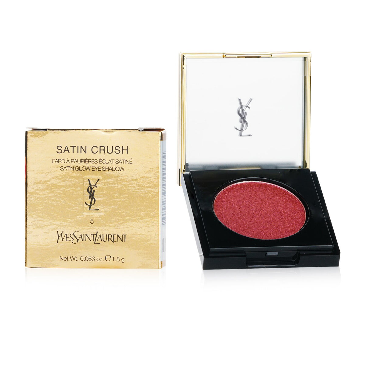Yves Saint Laurent - Satin Crush Eyeshadow (Satin Glow) - # 5 Radical Rust - 1.