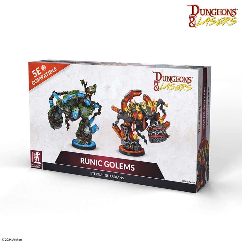 Dungeons & Lasers: Miniatures - Runic Golems