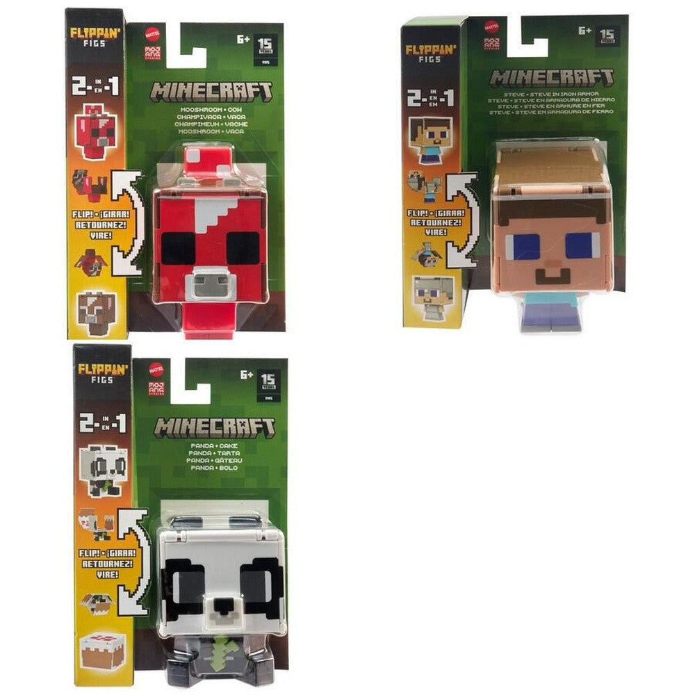 Minecraft - Minecraft Flippin' Figs Assortment (5)