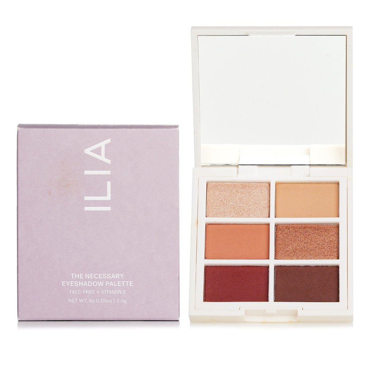 ILIA - The Necessary Eyeshadow Palette (6x Eyeshadow) - # Warm Nude - 6x1.5g/0.