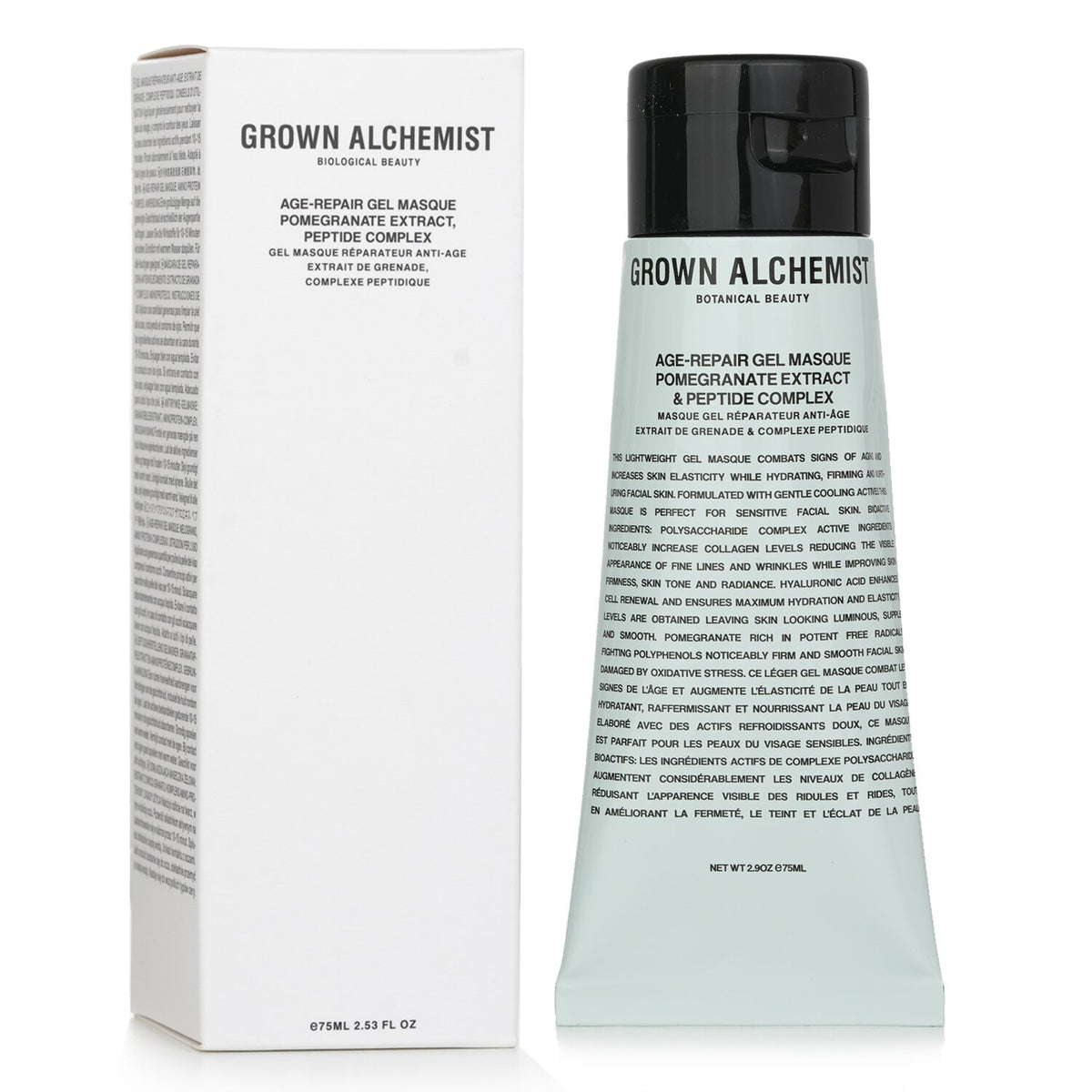 Grown Alchemist - Age-Repair Gel Masque - Pomegranate Extract & Peptide Complex