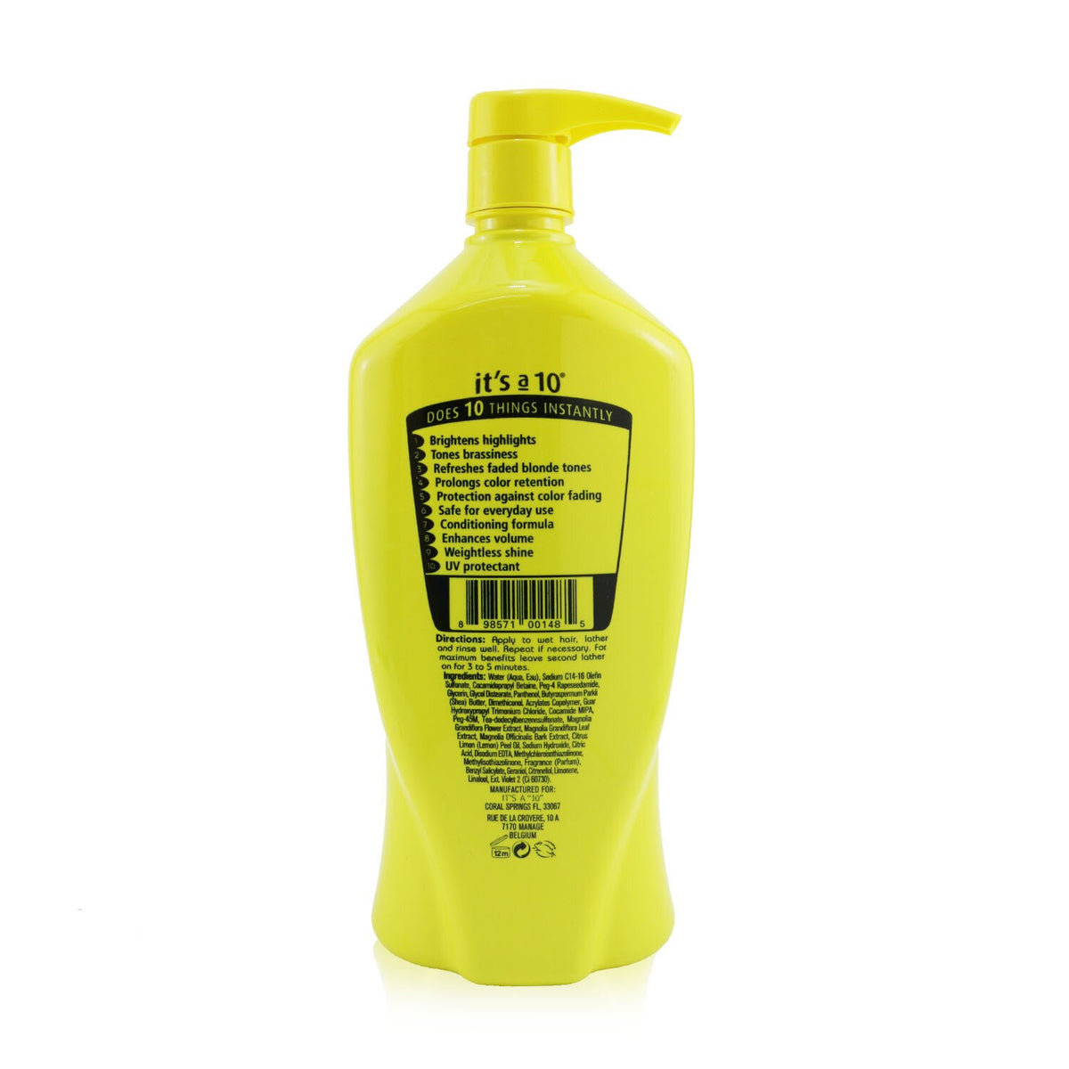 It's A 10 - Miracle Brightening Shampoo (For Blondes) - 1000ml/33.8oz