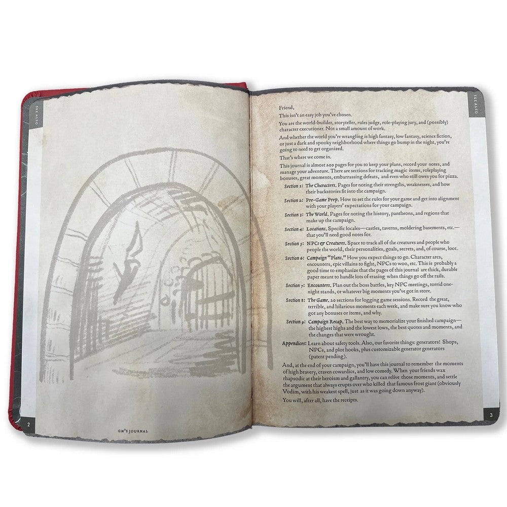 Beadle & Grimm's Gamemaster's Journal - Orange Portal Cover
