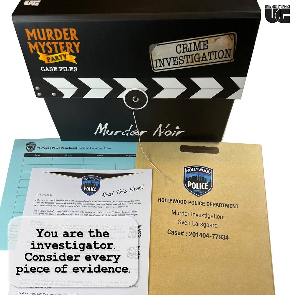 Murder Mystery Party: Case File - Murder Noir - Board Game