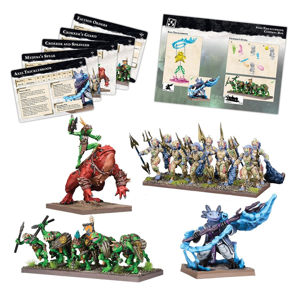 Kings of War Champions - Trident Realm -Axel Tricklebrook Company Box