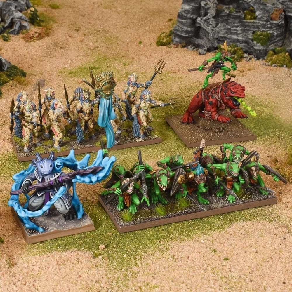Kings of War Champions - Trident Realm -Axel Tricklebrook Company Box