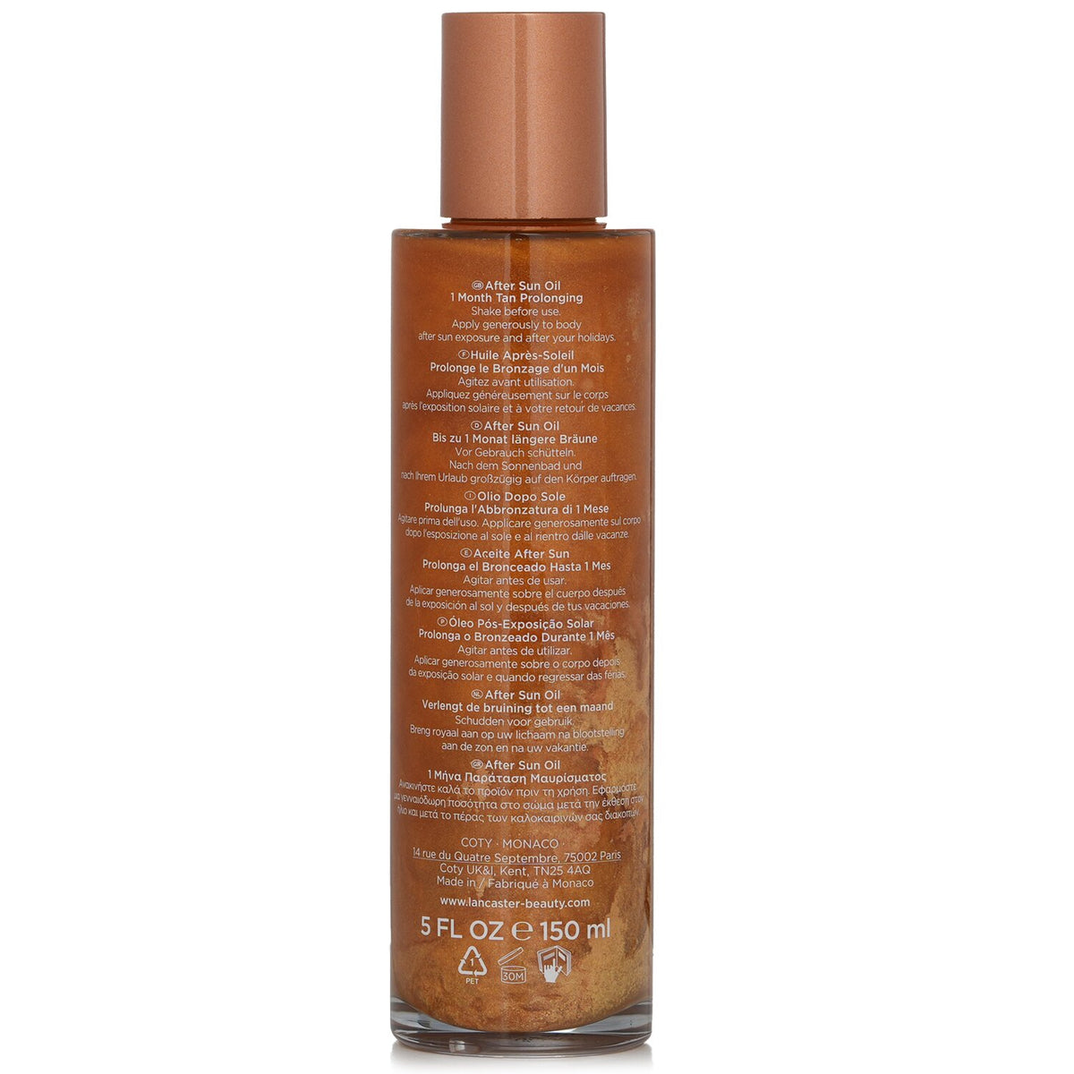 Lancaster - Golden Tan Maximizer 1 Month Tan Prolonging After Sun Oil - 150ml/5