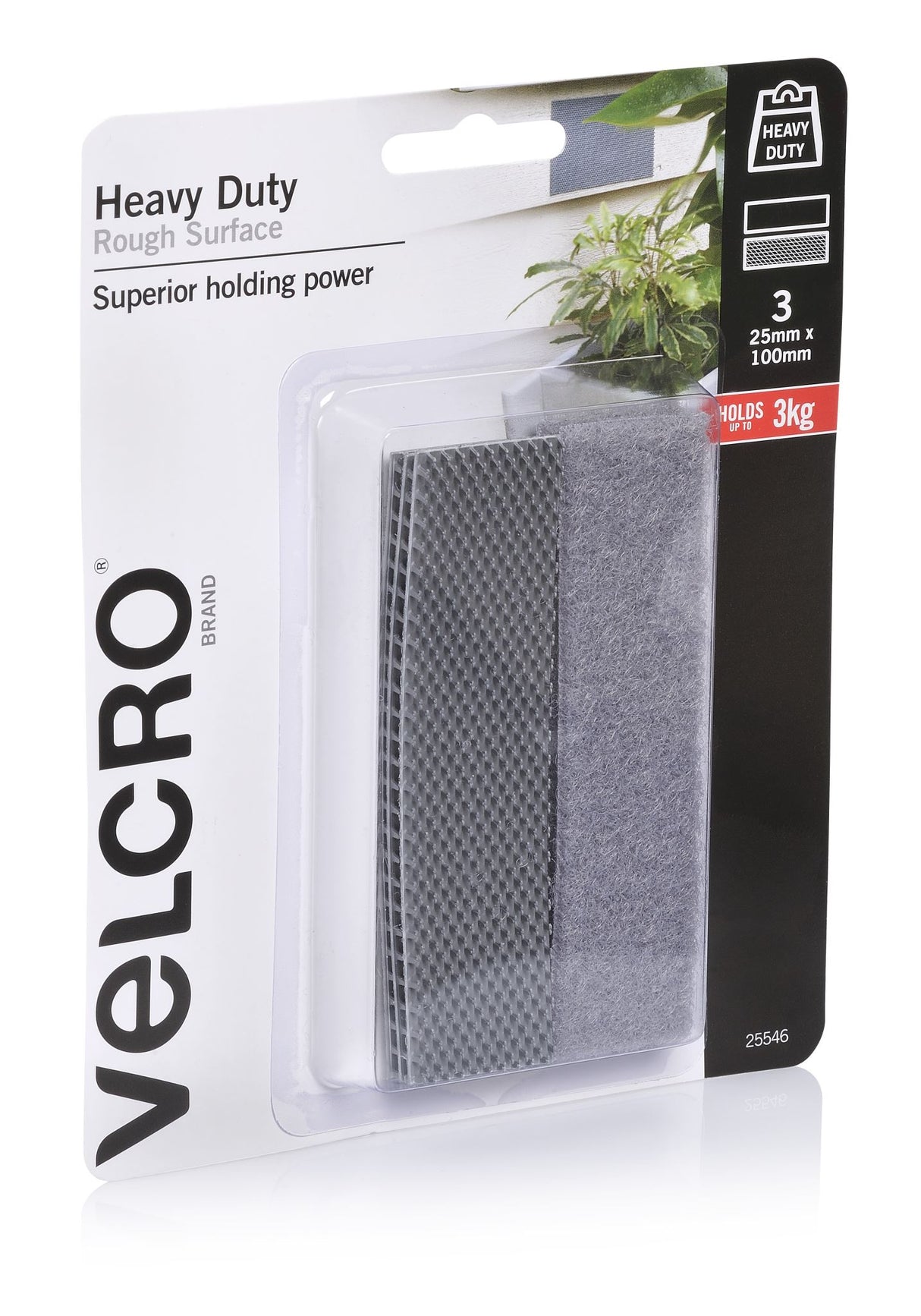 VELCRO® Stick On Tape Rough Surface (3) 25x100mm