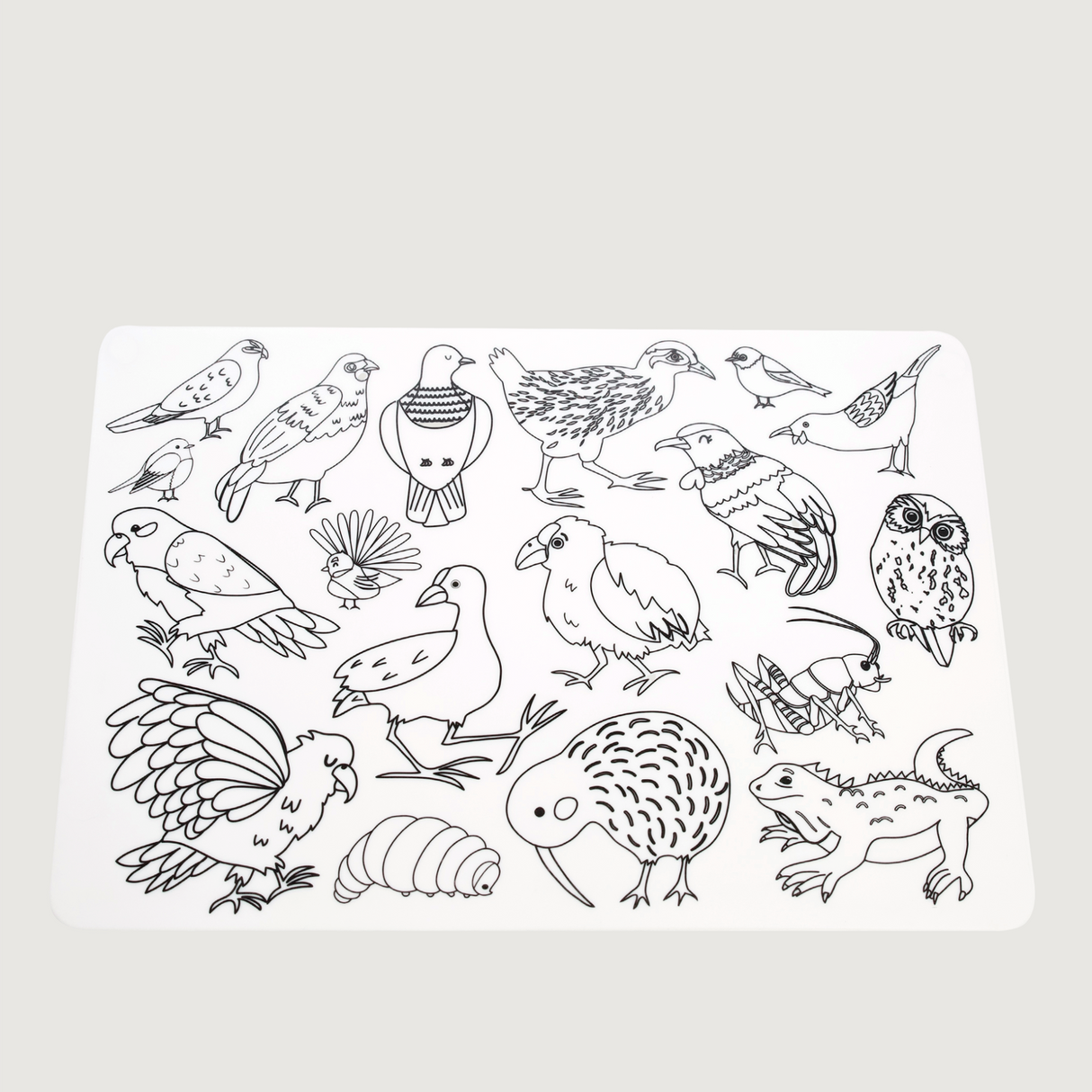 Moana Road - Silicone Colour-In Placemat - 2 units