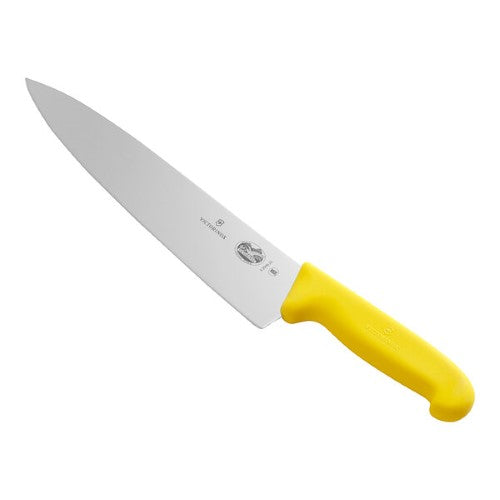 Victorinox Fibrox Chef Knife 25cm Yellow Handle